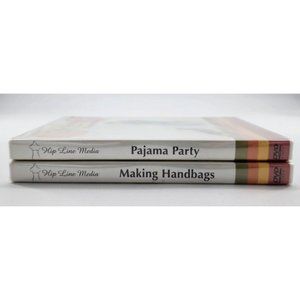 NEW LOT Hip Line Media Making Handbags & Pajama Party Sewing Instructional DVD